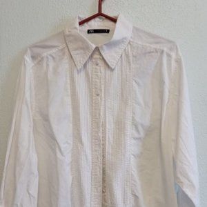 Zara unisex/boyfriend shirt Size S